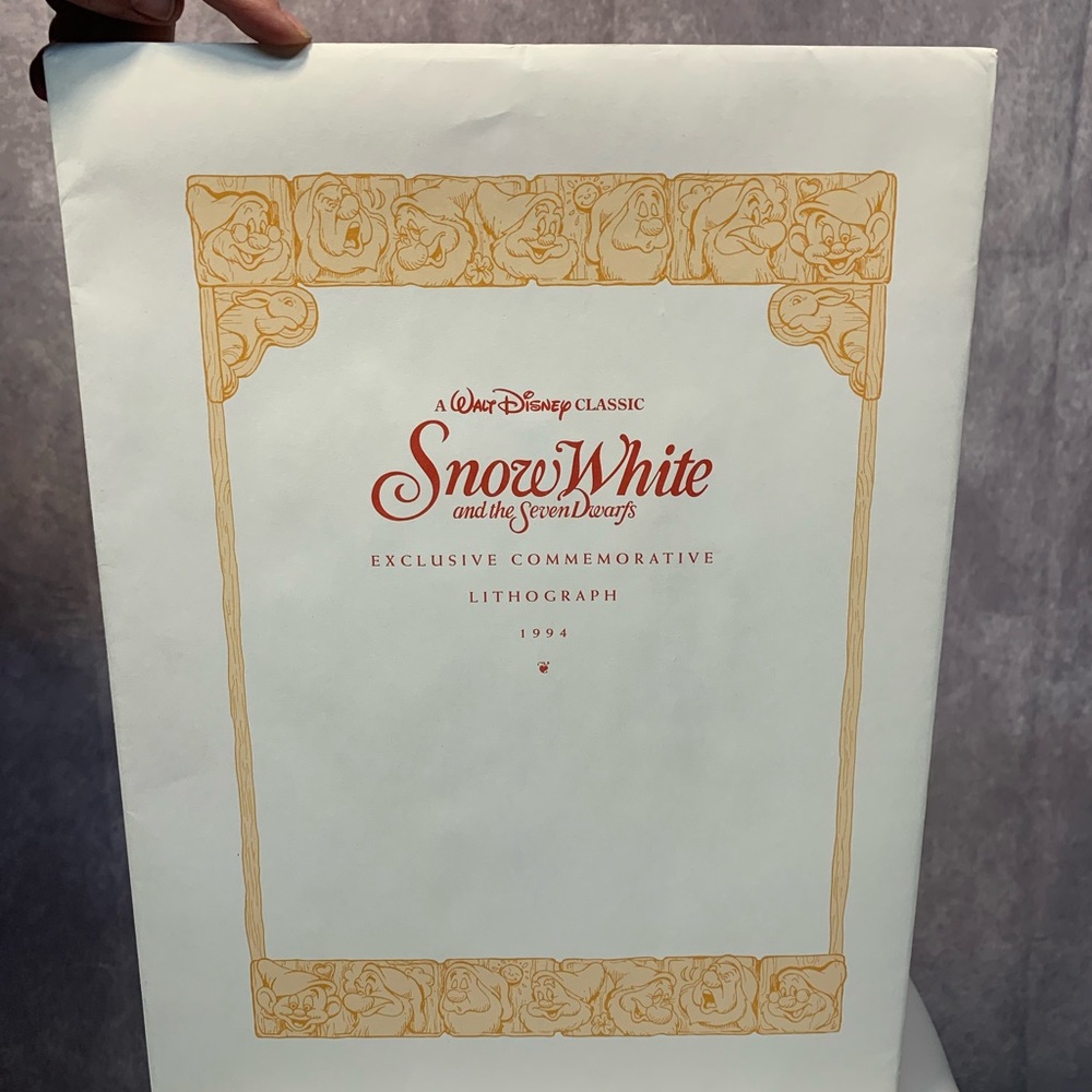 Snow White Commemorative Lithograph - Picture 6 of 8